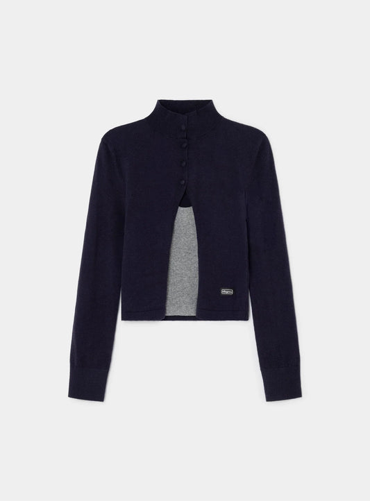 Halsey Navy Cardigan Laagam