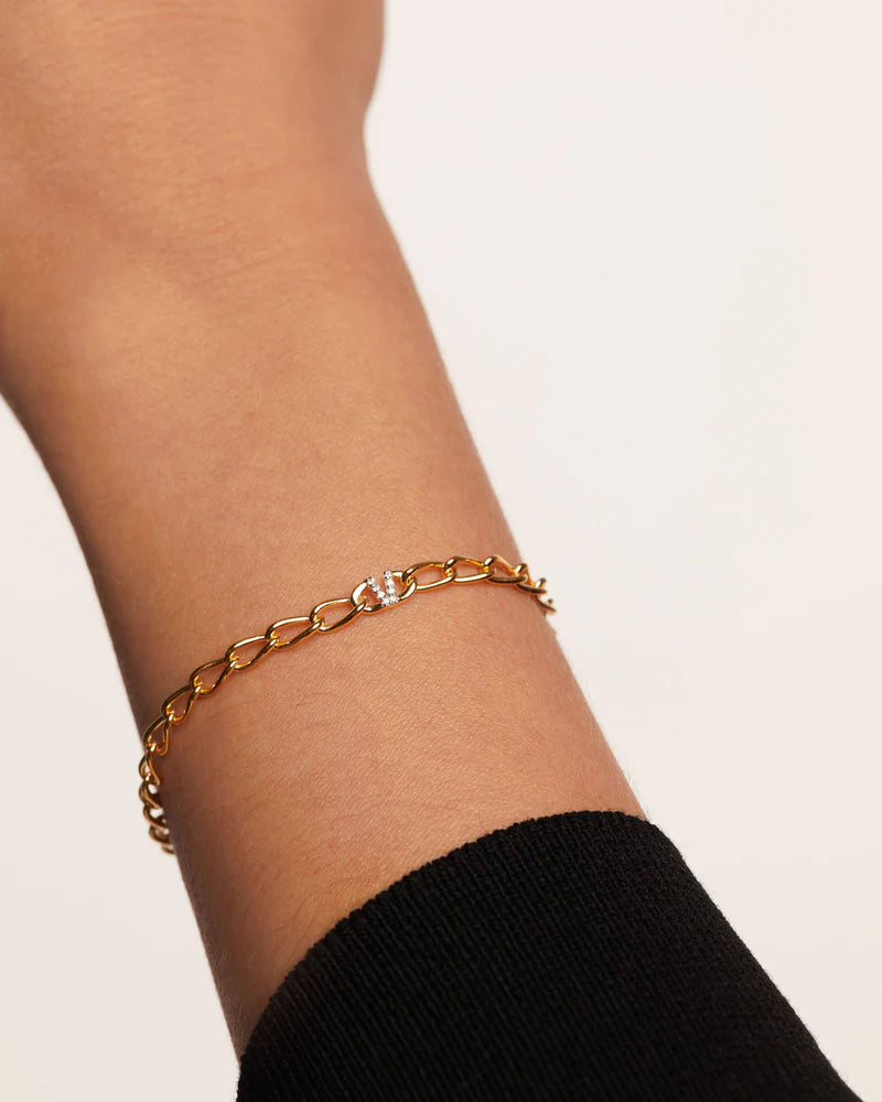 Bracelet lettre au choix