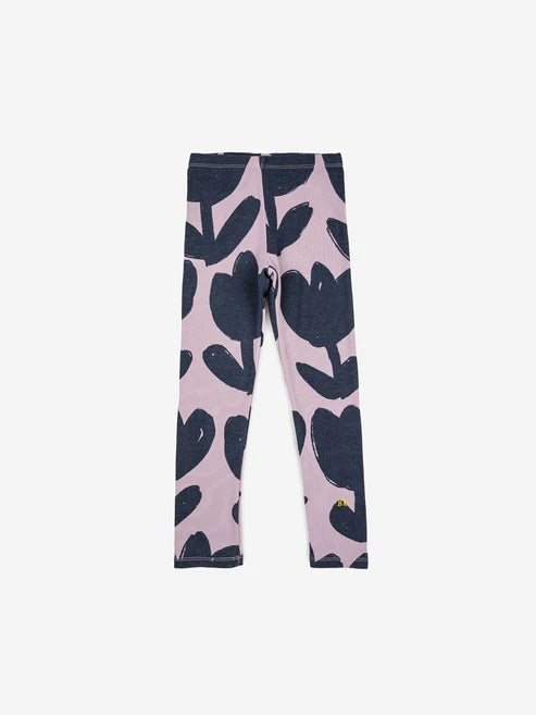 Legging fleurs retro