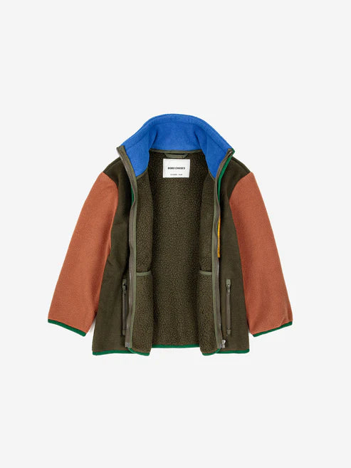 Veste polar color block