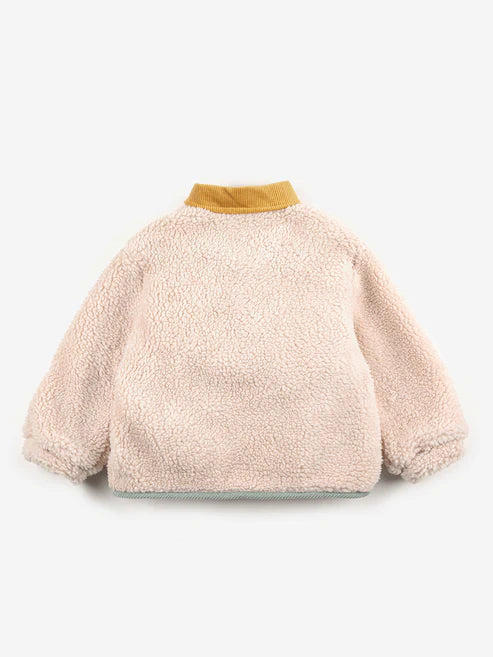 Veste mouton color block