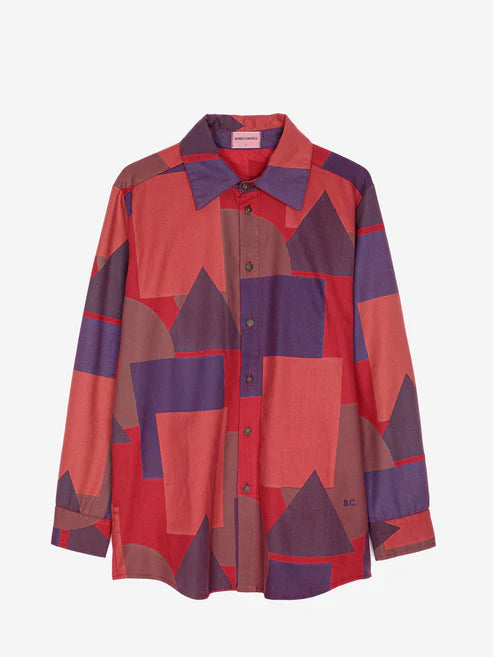 Reste 1! Chemise longue géométrique