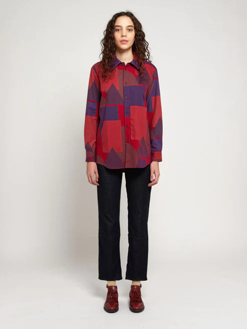 Reste 1! Chemise longue géométrique