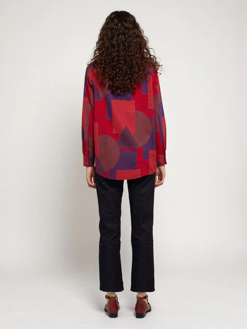 Reste 1! Chemise longue géométrique