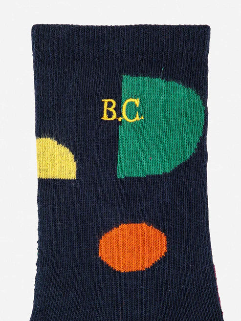 Chaussettes formes multicolores
