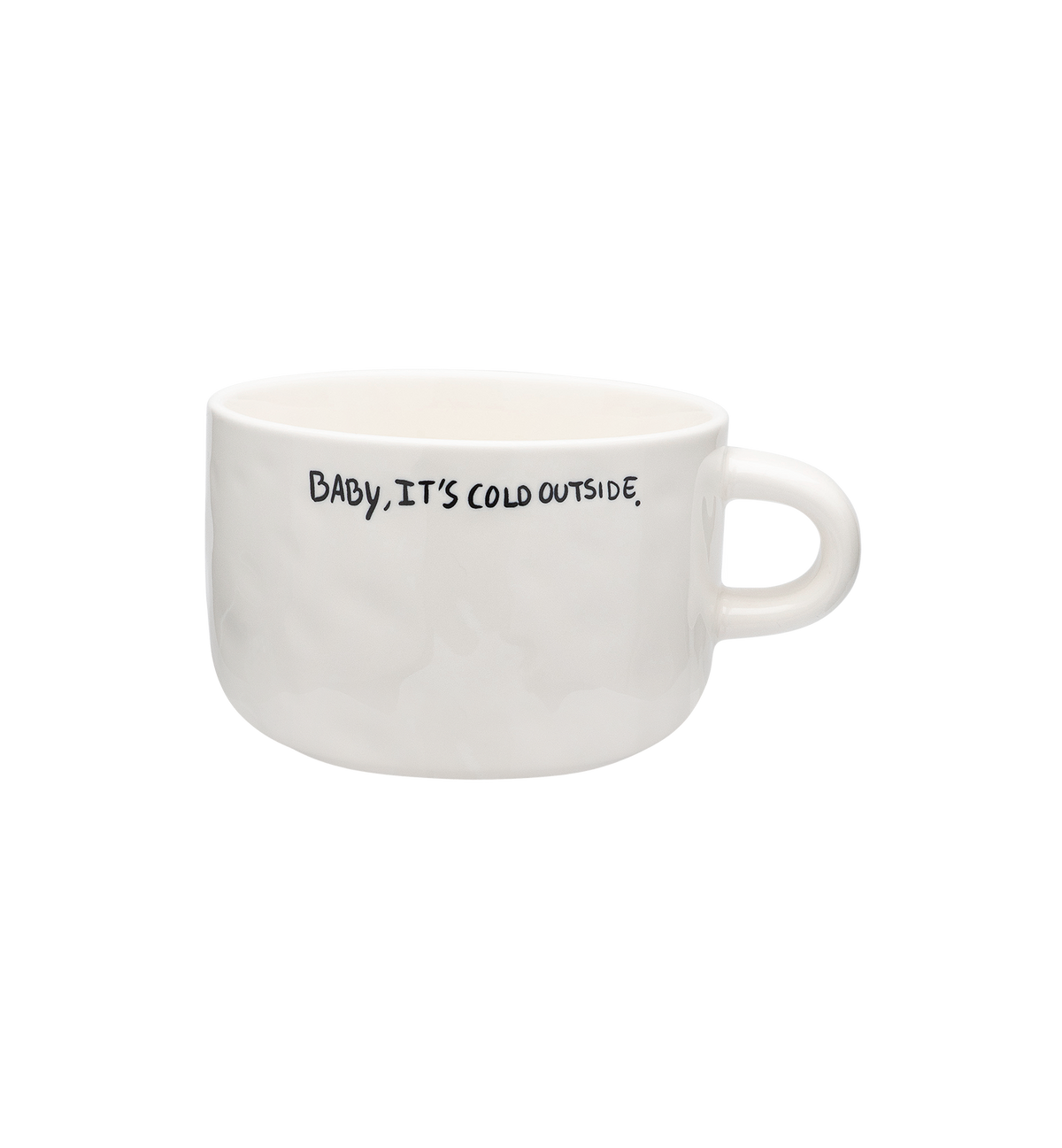It's cold Cappucino mug