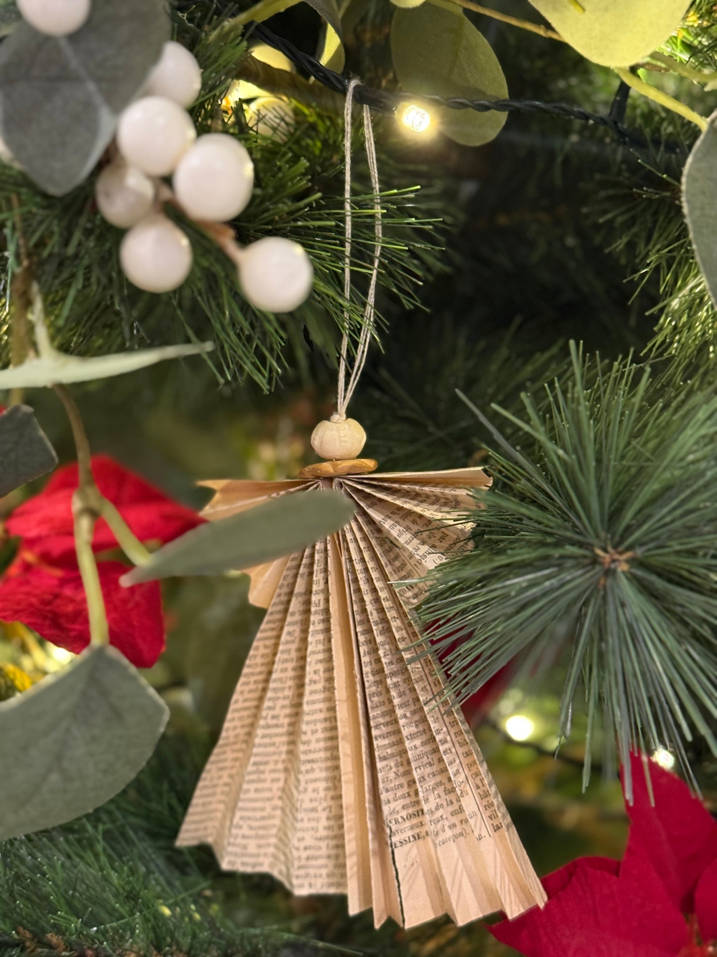 Ange de Noël en papier