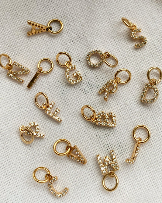 Pendentif lettre au choix