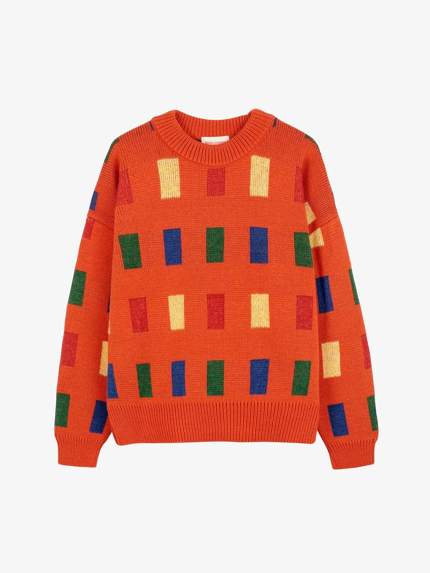 Pull jacquard color block