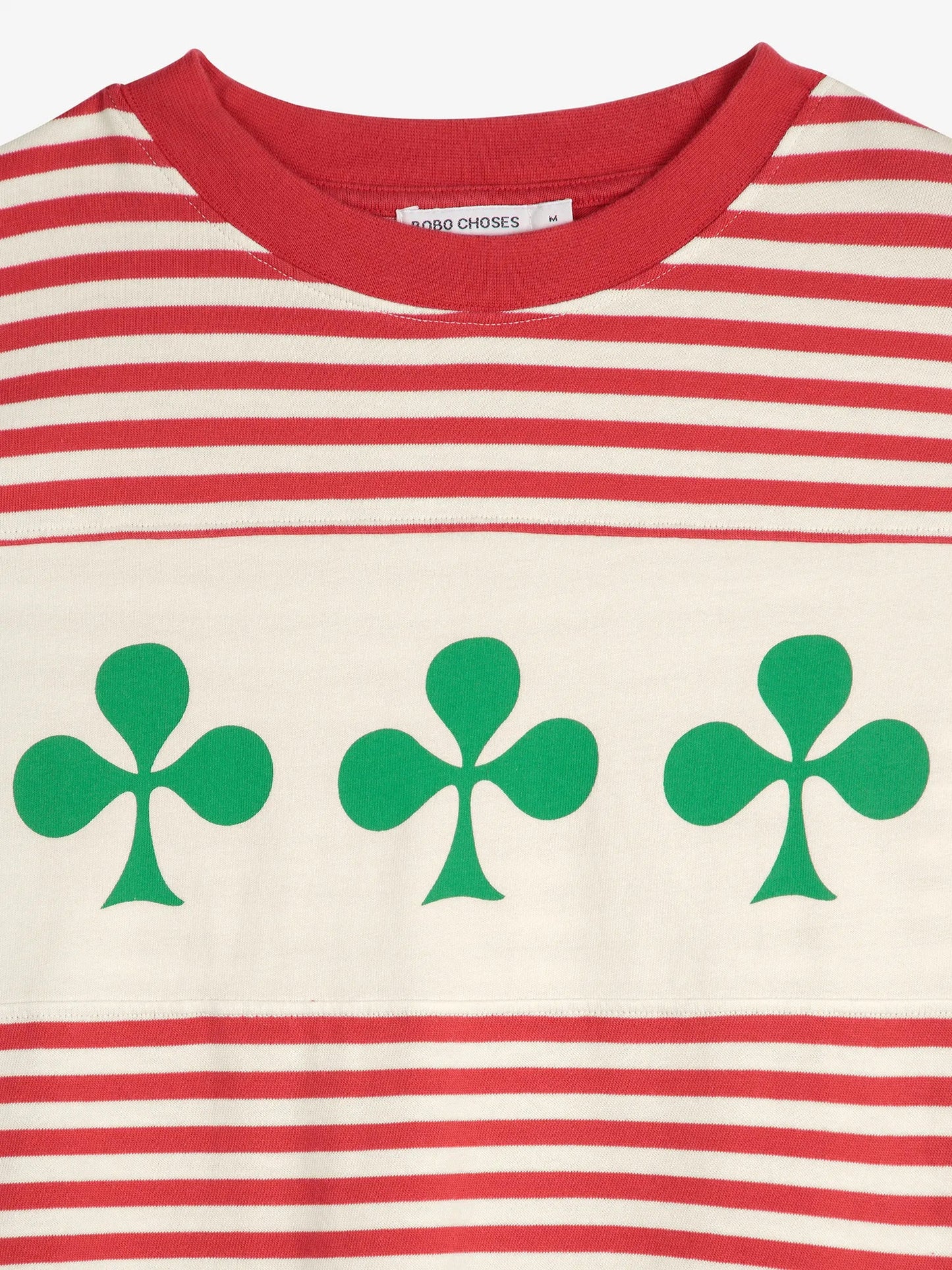 T-shirt décontracté rayé en tricot Shamrock