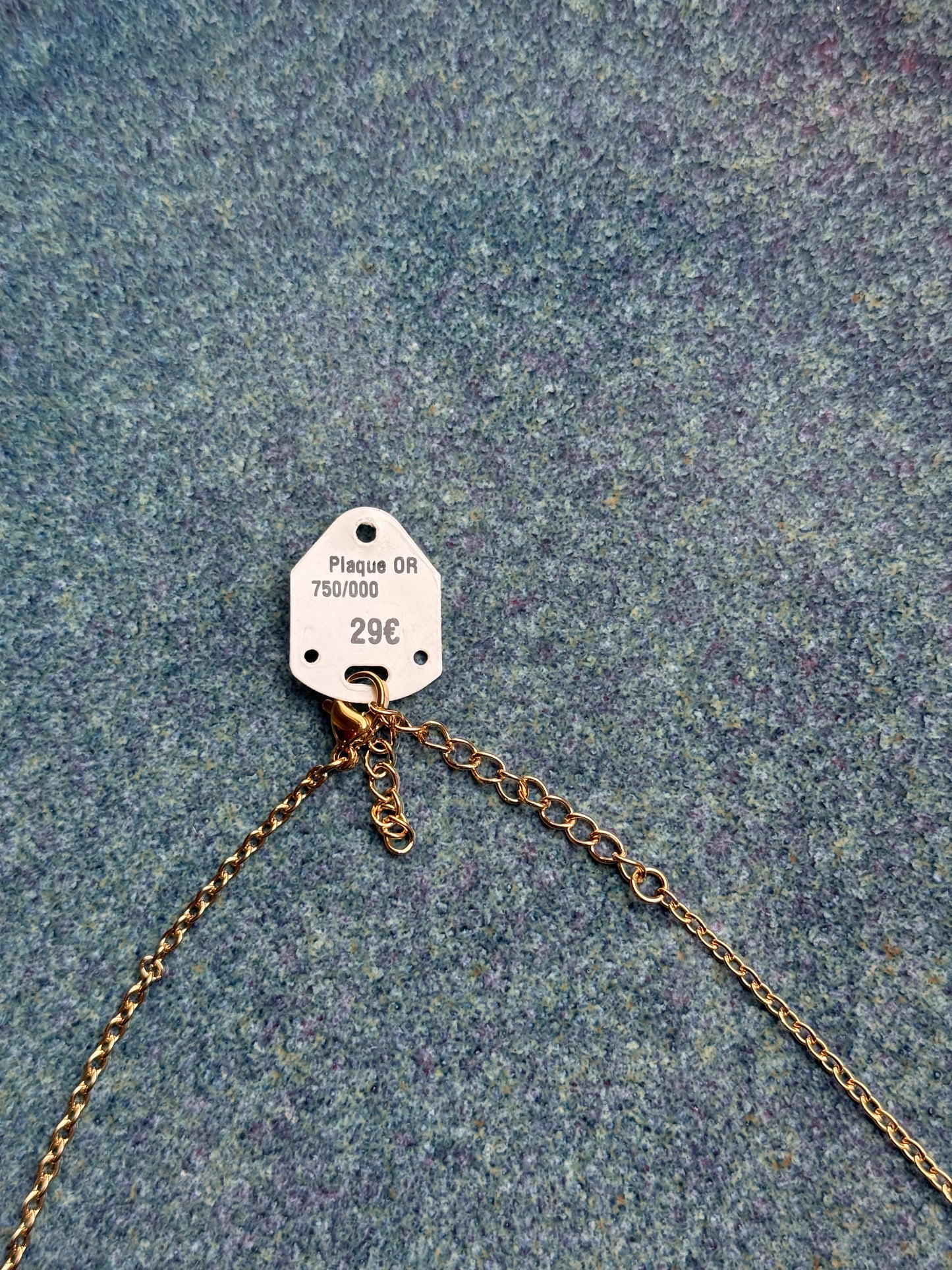 Collier fleur perle