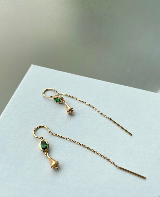 Boucles Longue et créole Lune