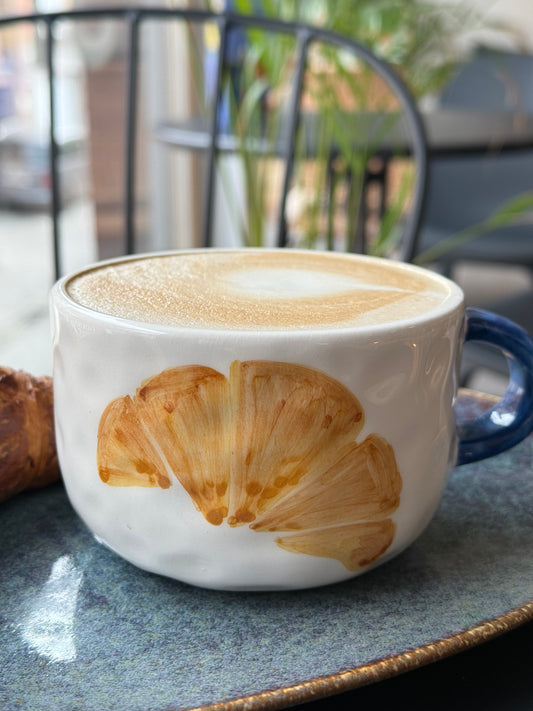 Croissant Mug Cappuccino