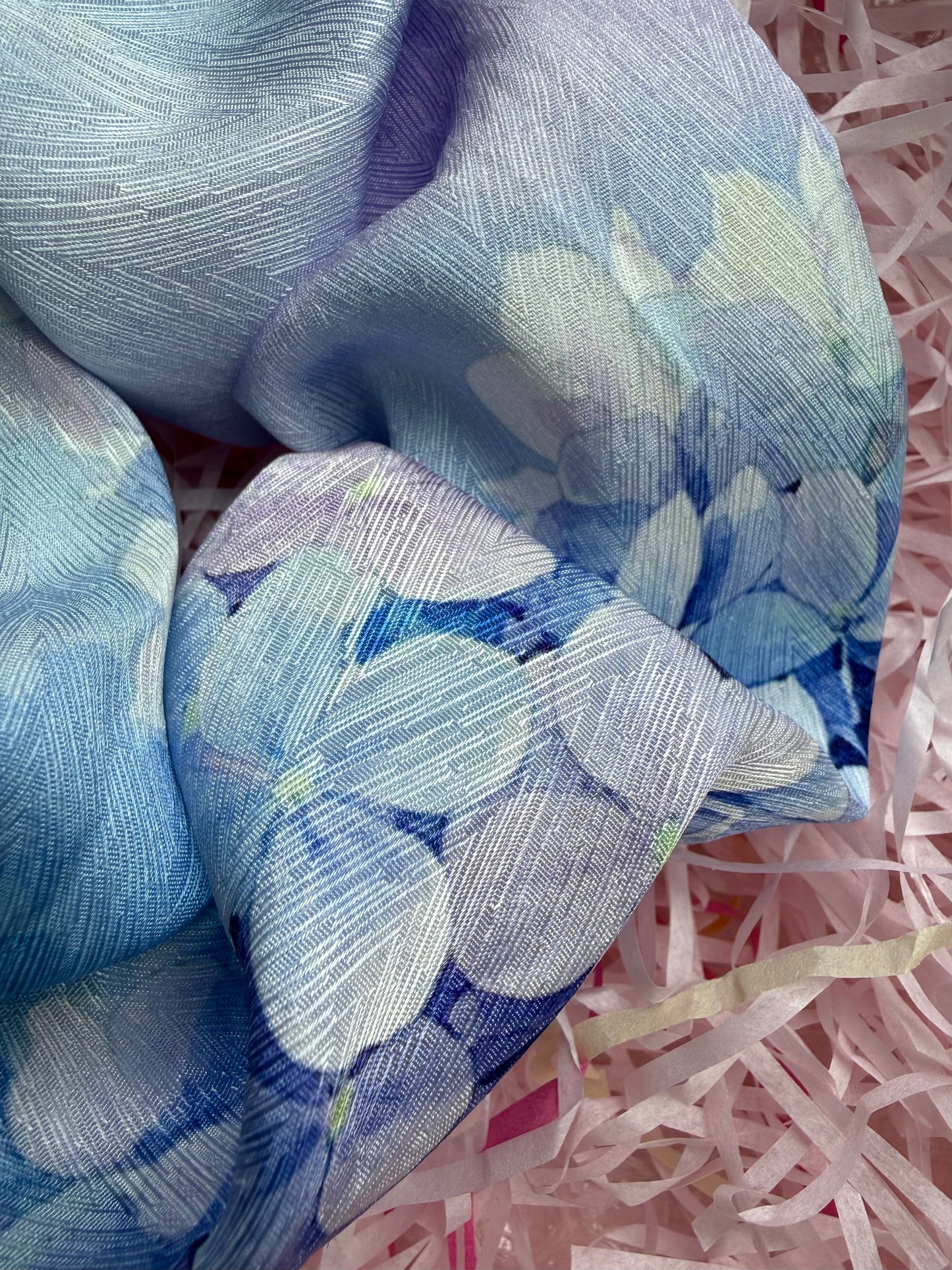 Chouchou Hortensia grand format