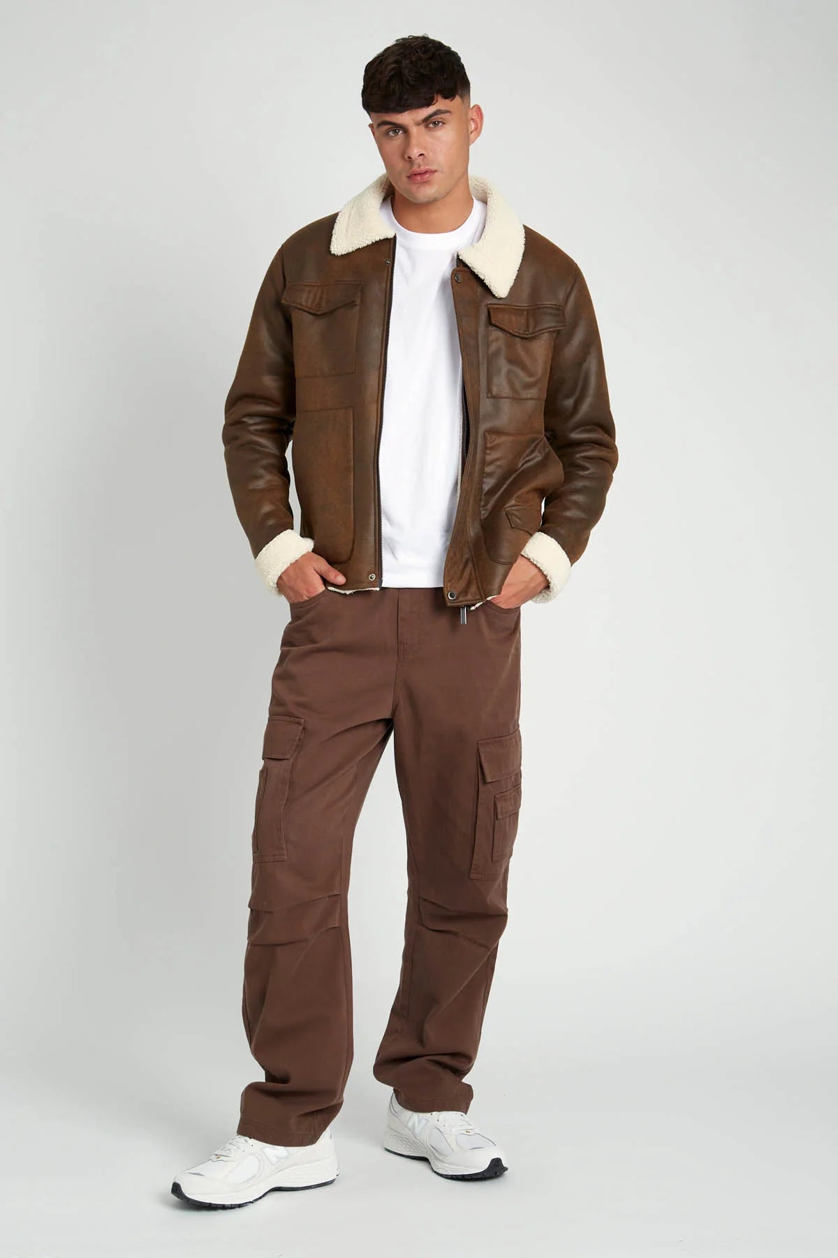 Reste 1 ! Veste en simili doublure polaire