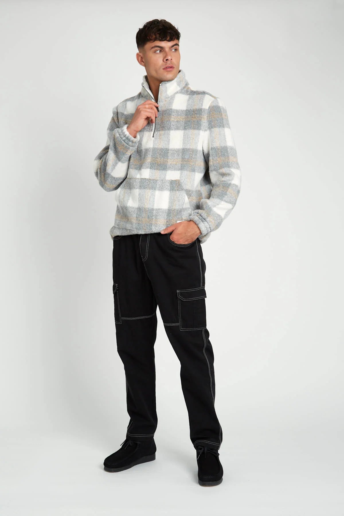 Veste à carreaux