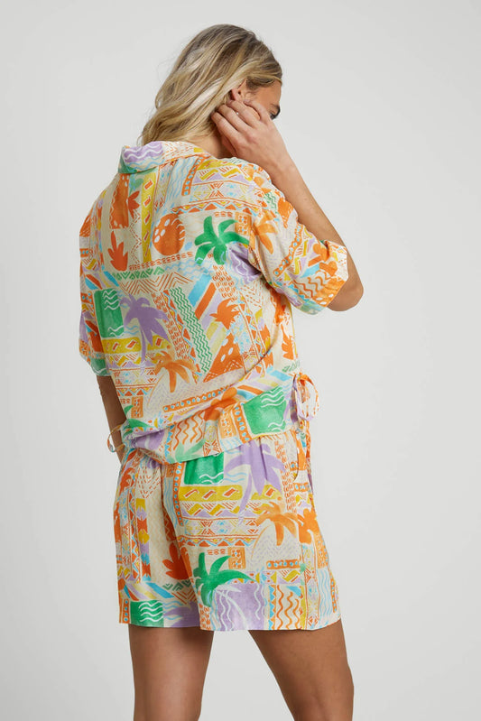 Chemise imprimée Rico