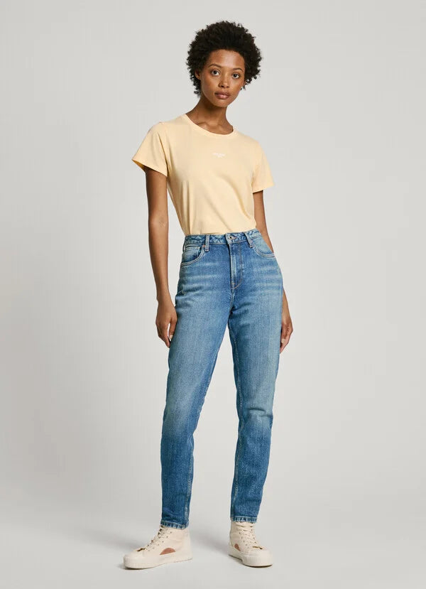 Jean coupe Tapered taille haute