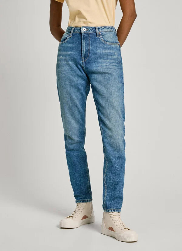 Jean coupe Tapered taille haute