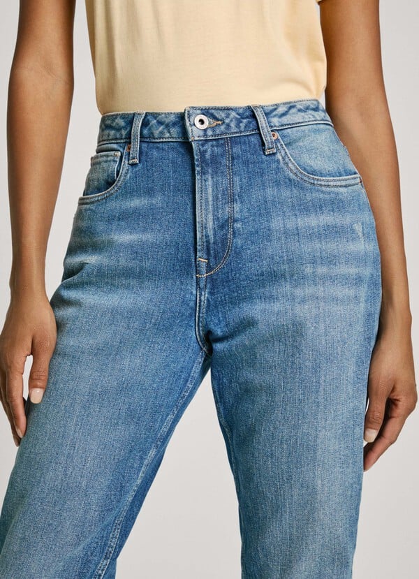 Jean coupe Tapered taille haute