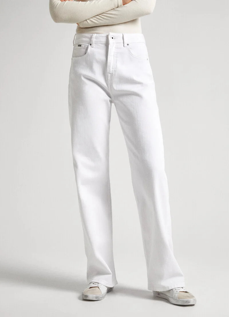 Denim blanc loose fit