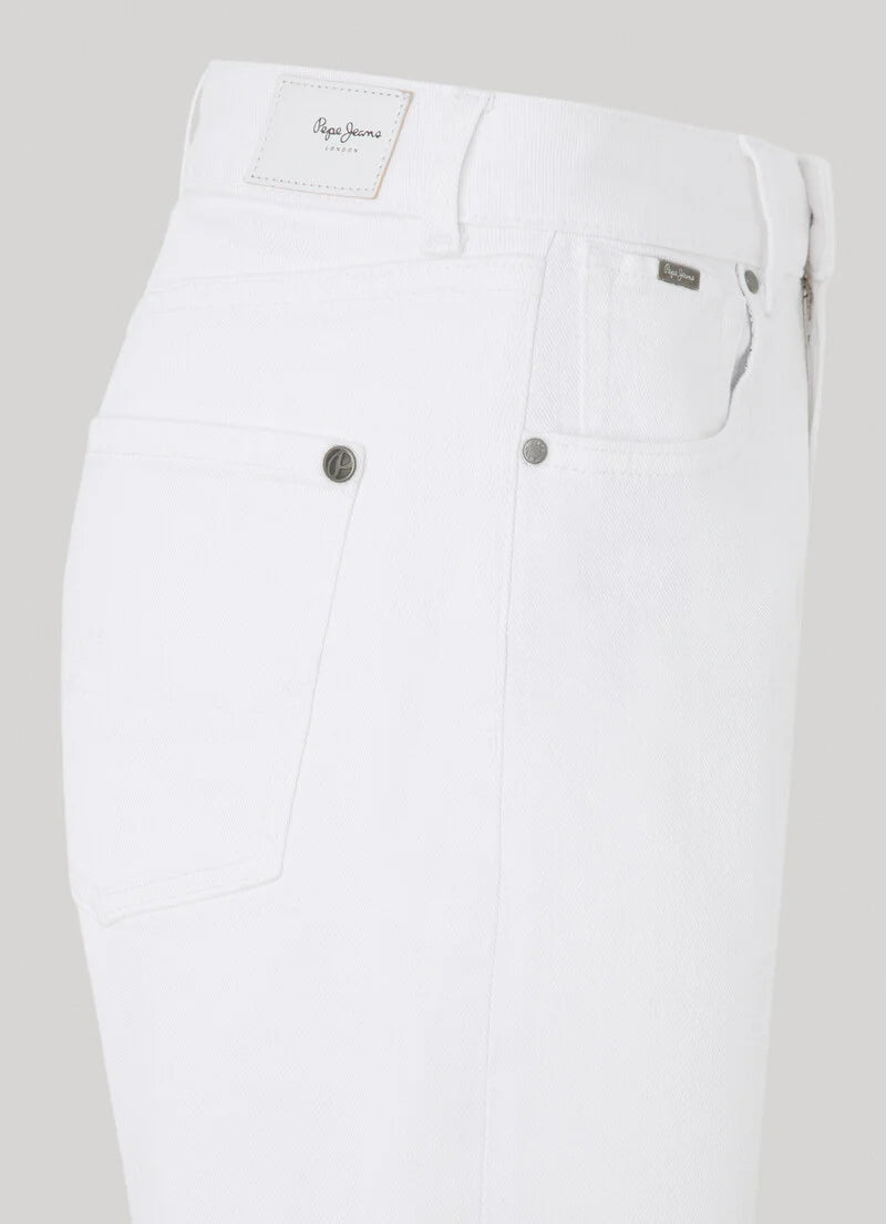 Denim blanc loose fit