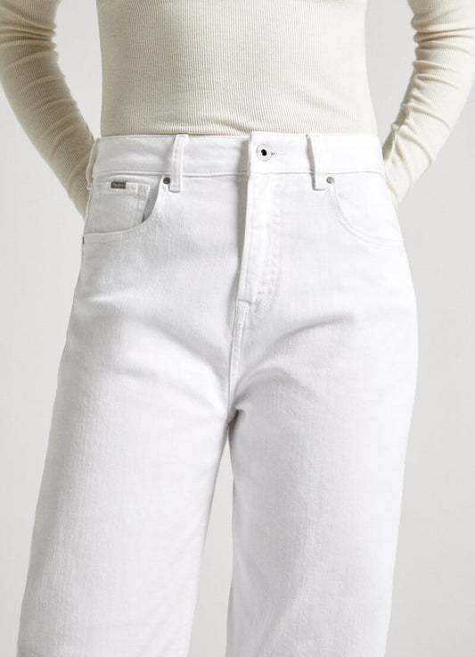 Denim blanc loose fit