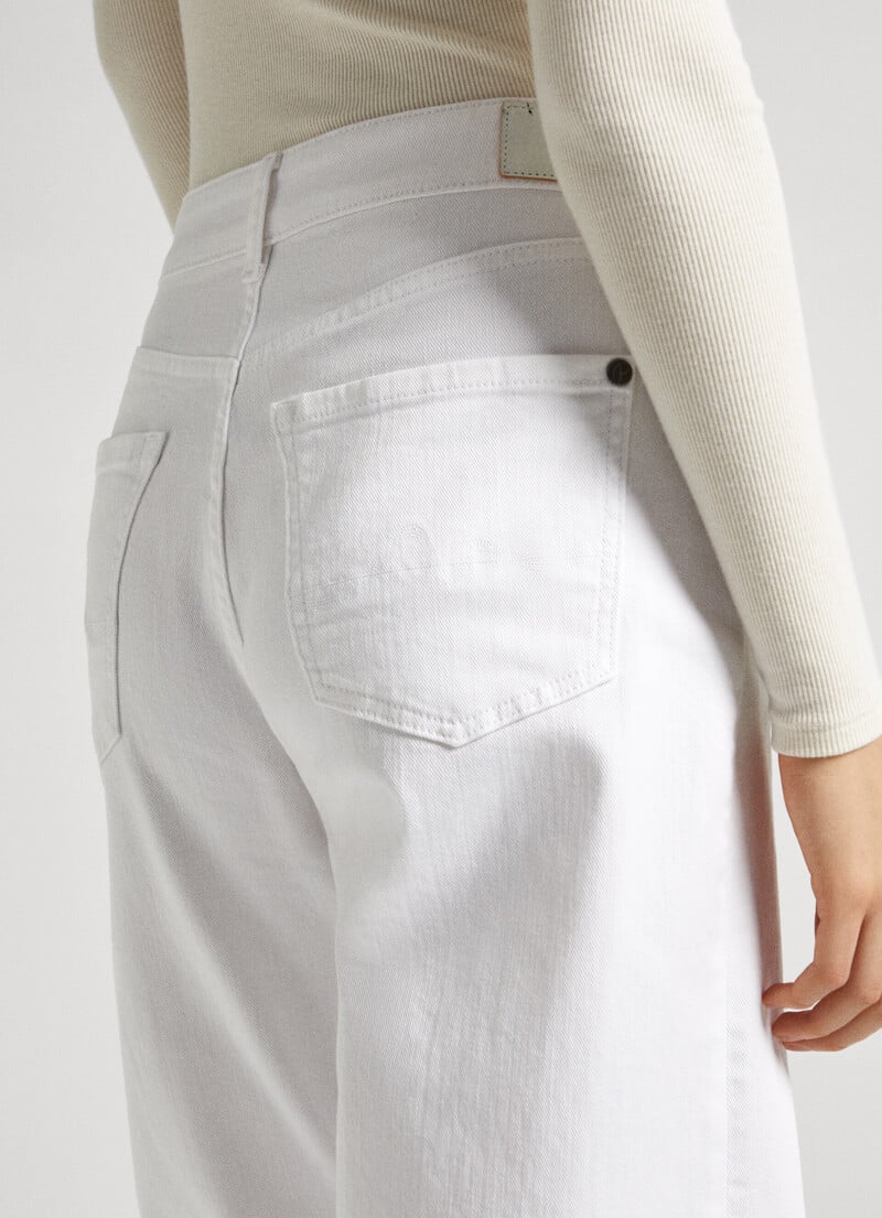 Denim blanc loose fit