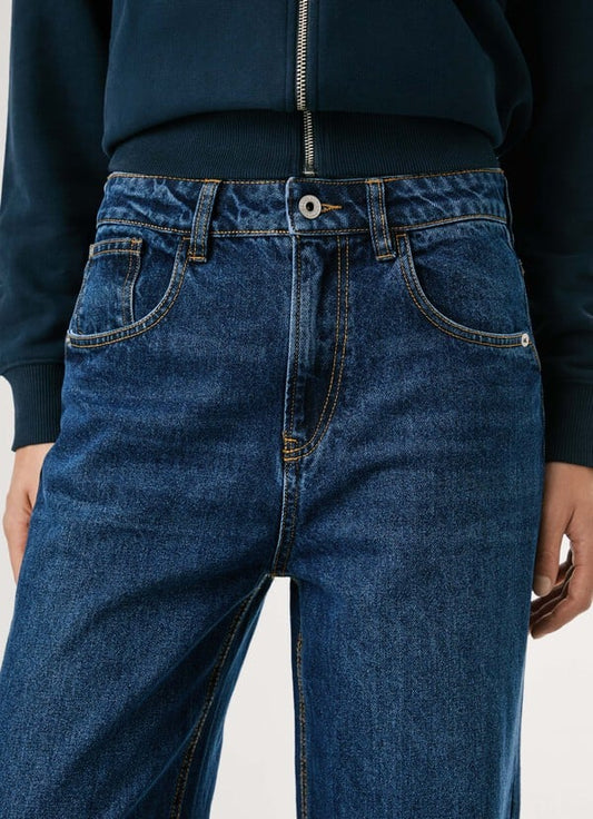 Denim Straight Lexa Bleu marine