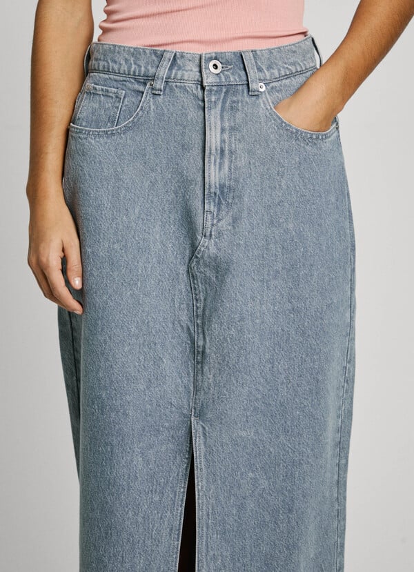 Jupe Maxi en denim
