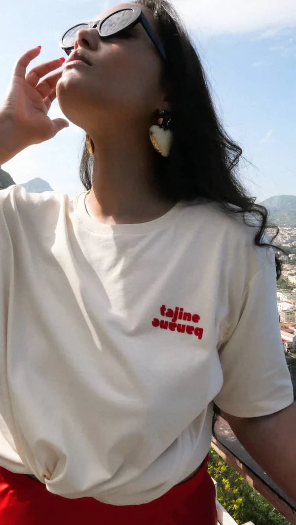 T-shirt la p'allaite écru
