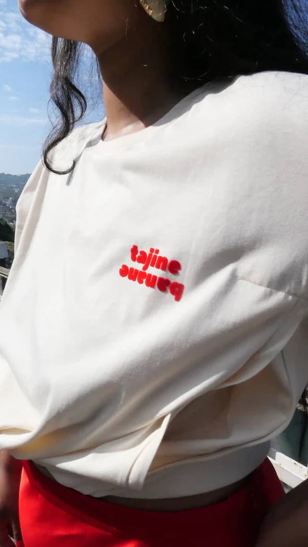 T-shirt la p'allaite écru