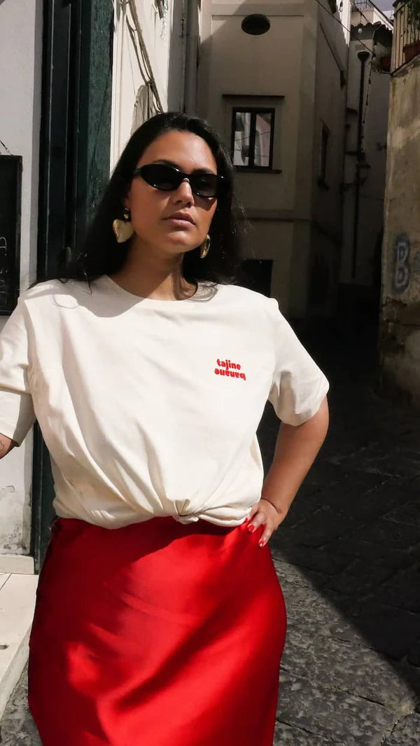 T-shirt la p'allaite écru