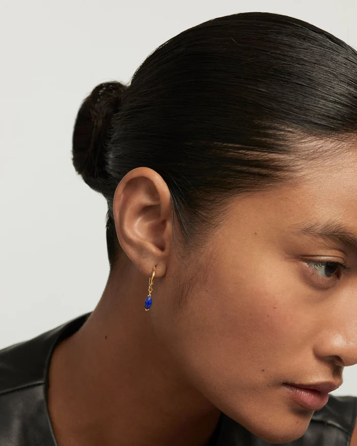 Créoles Lapis-Lazuli