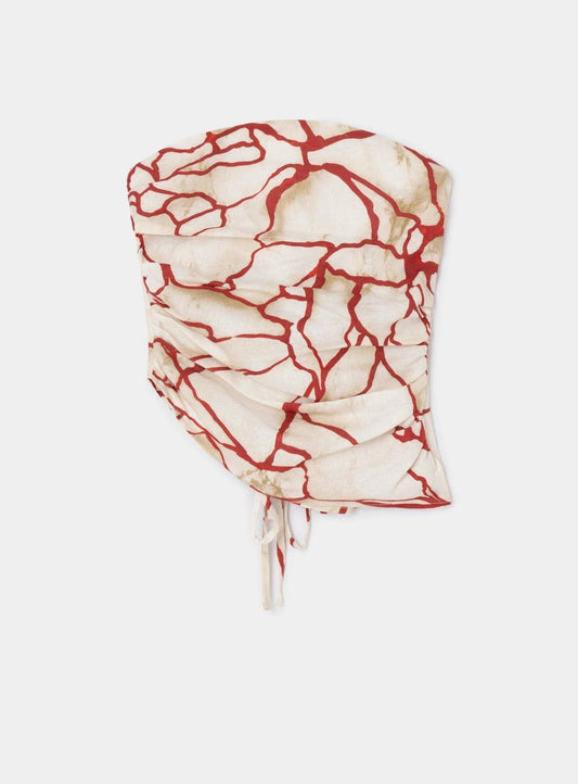 Bustier en lin Nikita