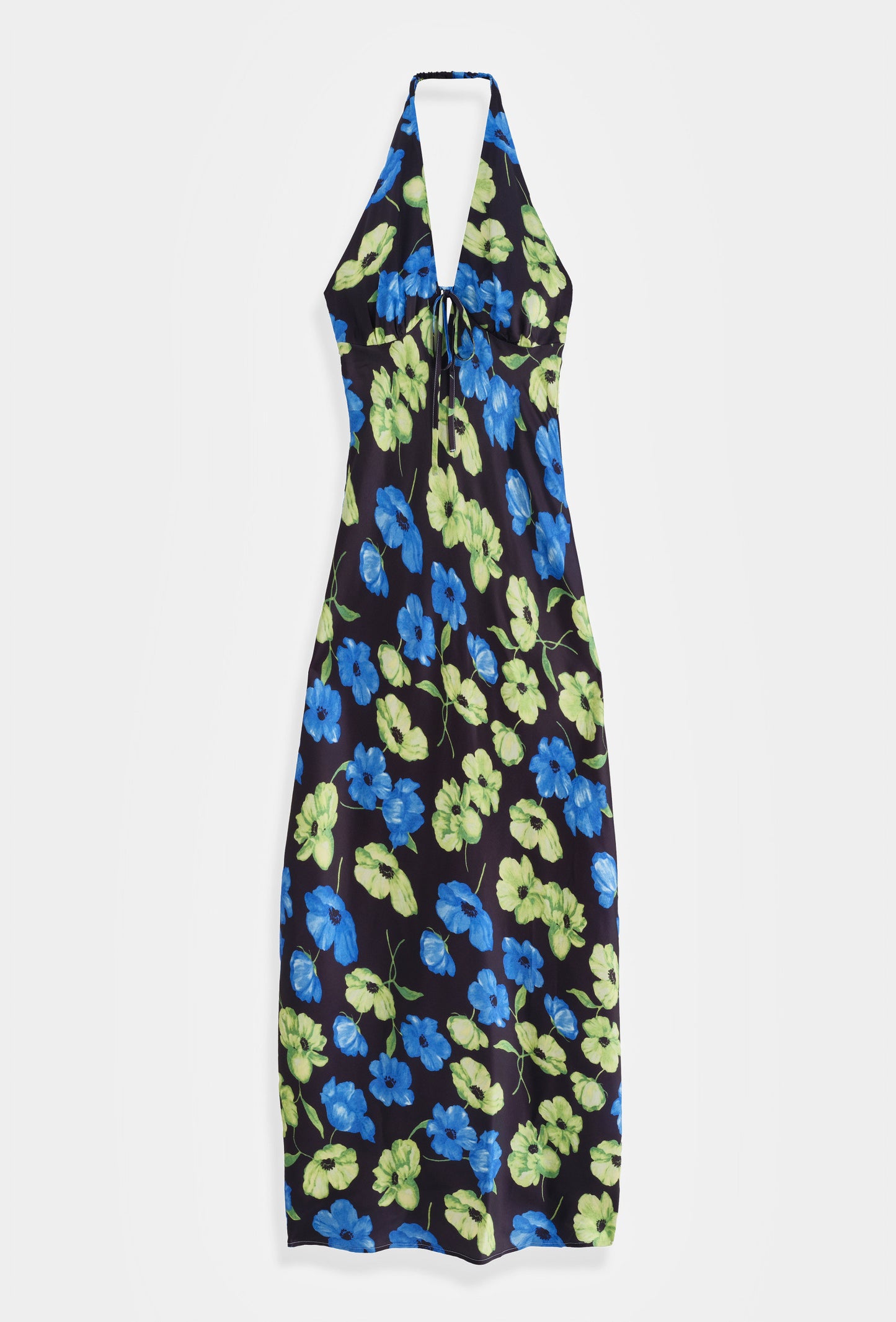 PLUS SIZE: Robe longue florale dos nu