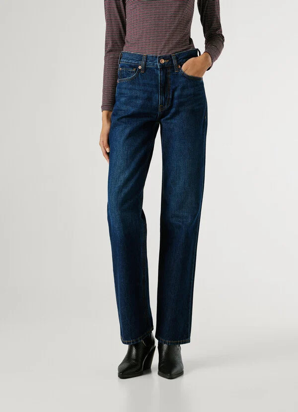 Denim Straight Robyn bleu marine