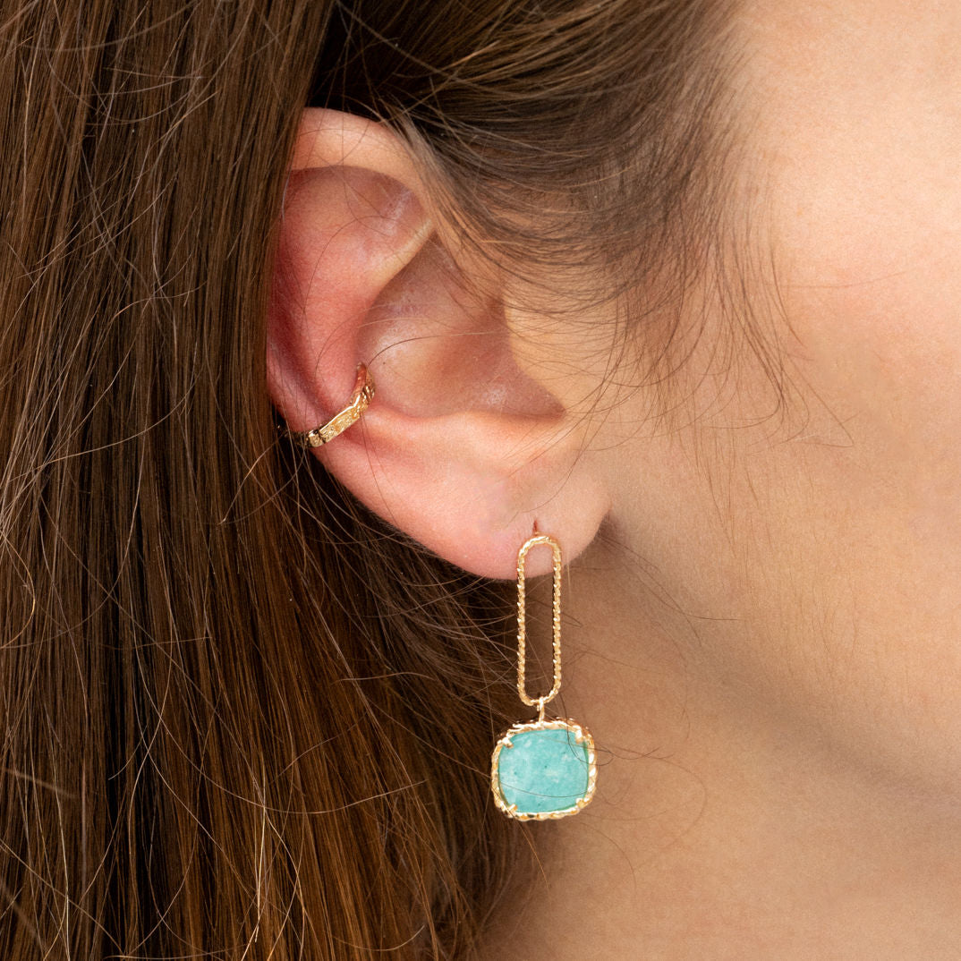 Boucles Kiara Amazonite