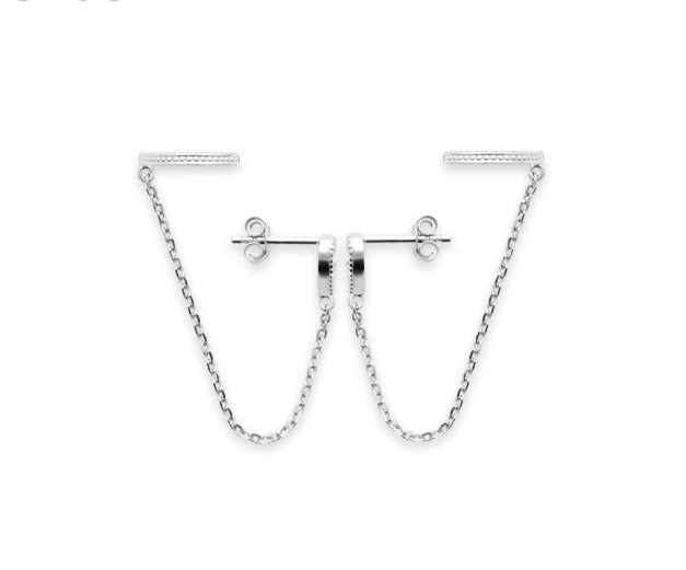 Puce goutte + ear cuff