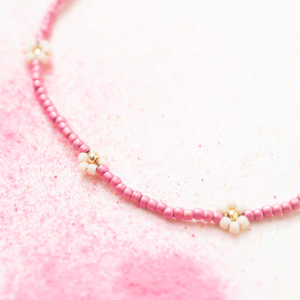 Bracelet Gemstone fleurs de cheville