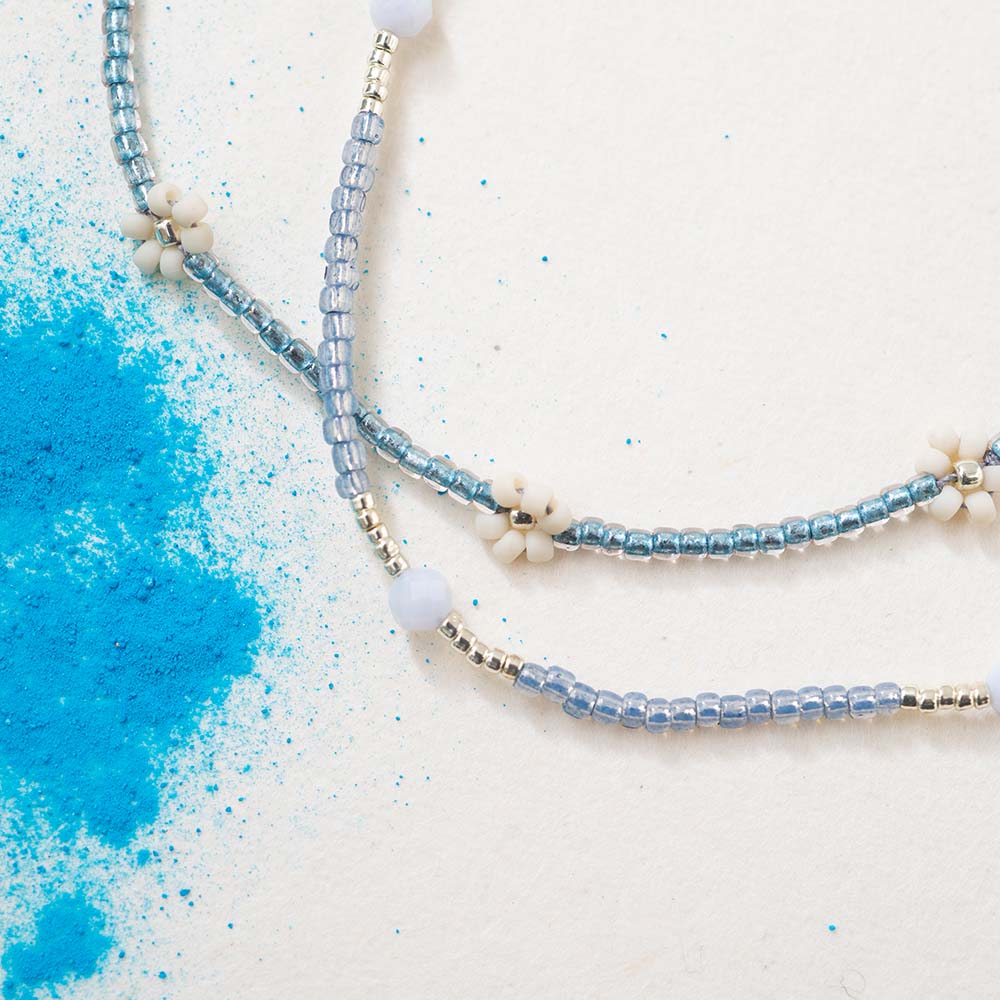 Bracelet Gemstone fleurs de cheville