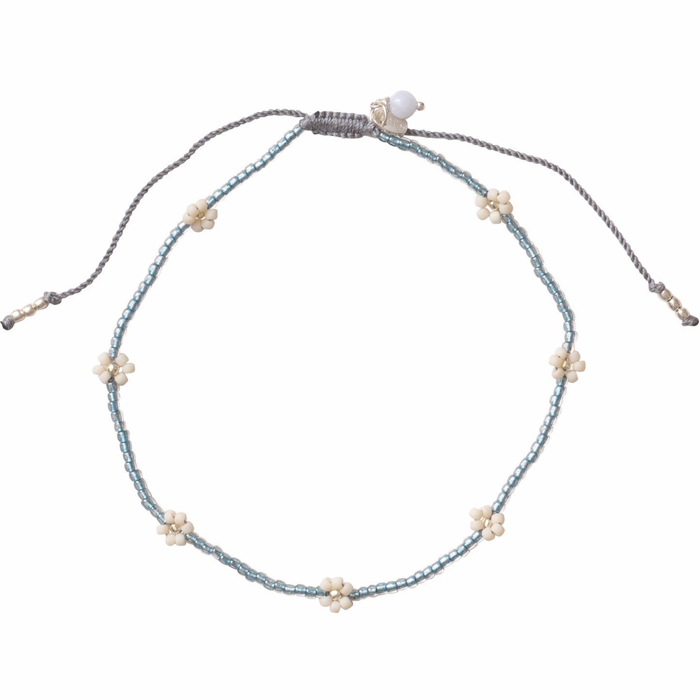 Bracelet Gemstone fleurs de cheville