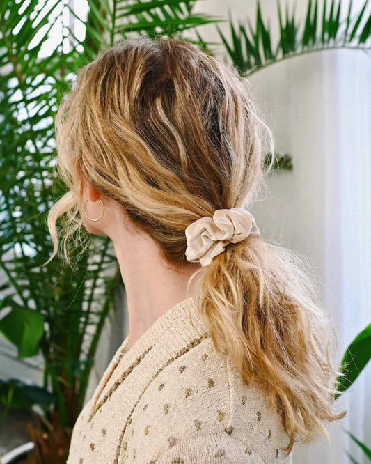 Chouchou crème avec zip