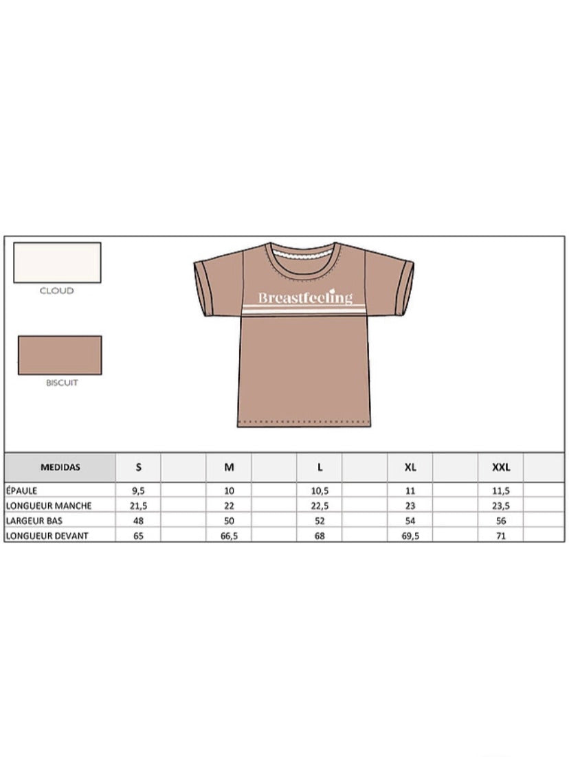 T-shirt Breastfeeling Latte