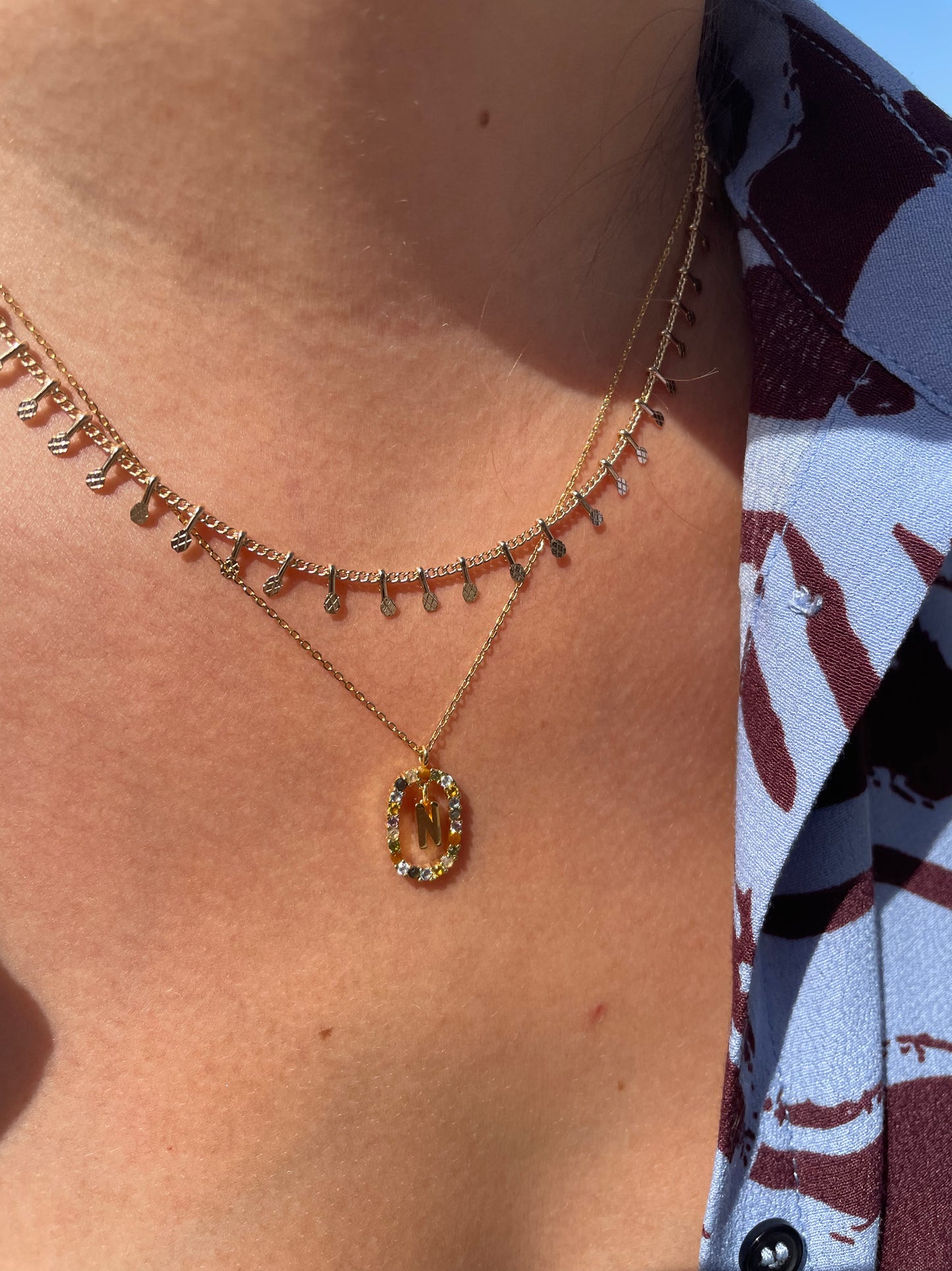 Collier Lettre au choix