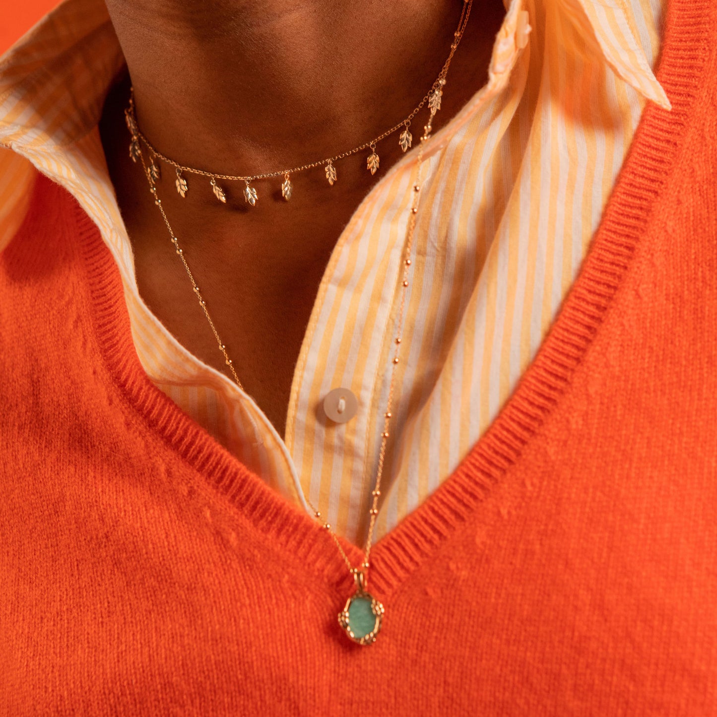Pendentif Poppi Amazonite