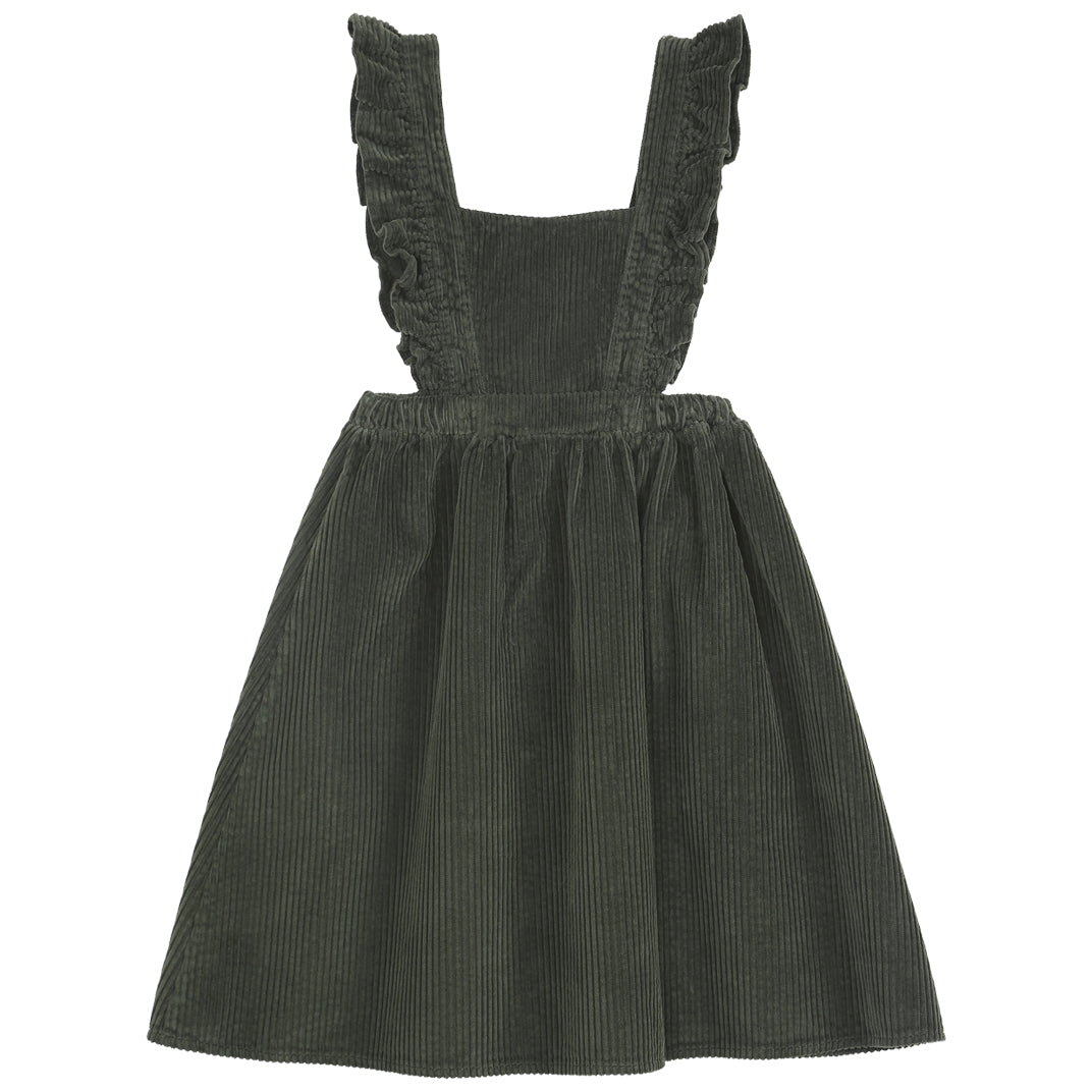 Reste 1 ! Robe tablier en velours