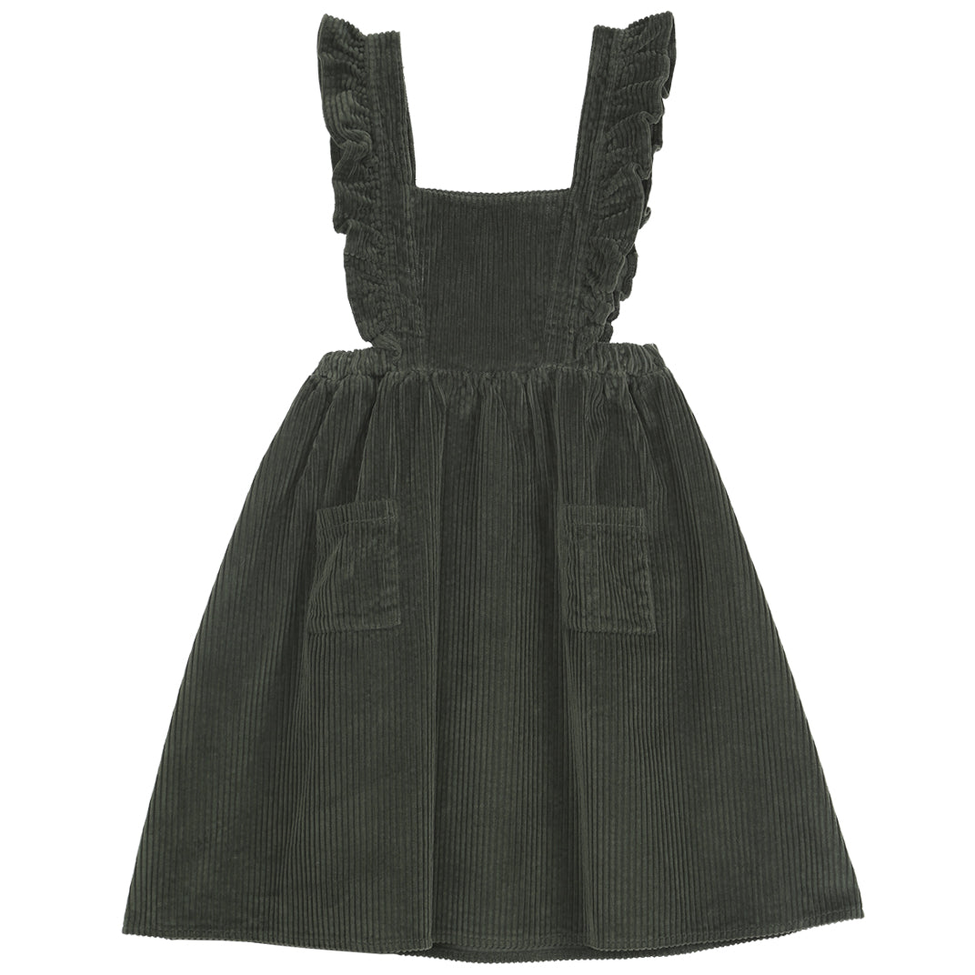 Reste 1 ! Robe tablier en velours