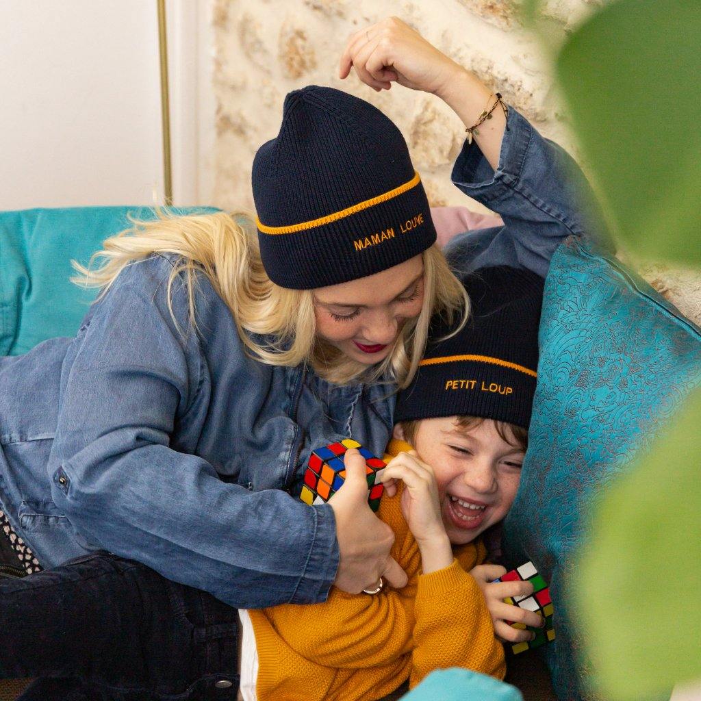 Bonnet Maman louve adulte