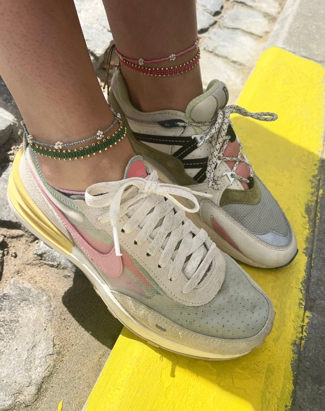 Bracelet Gemstone fleurs de cheville